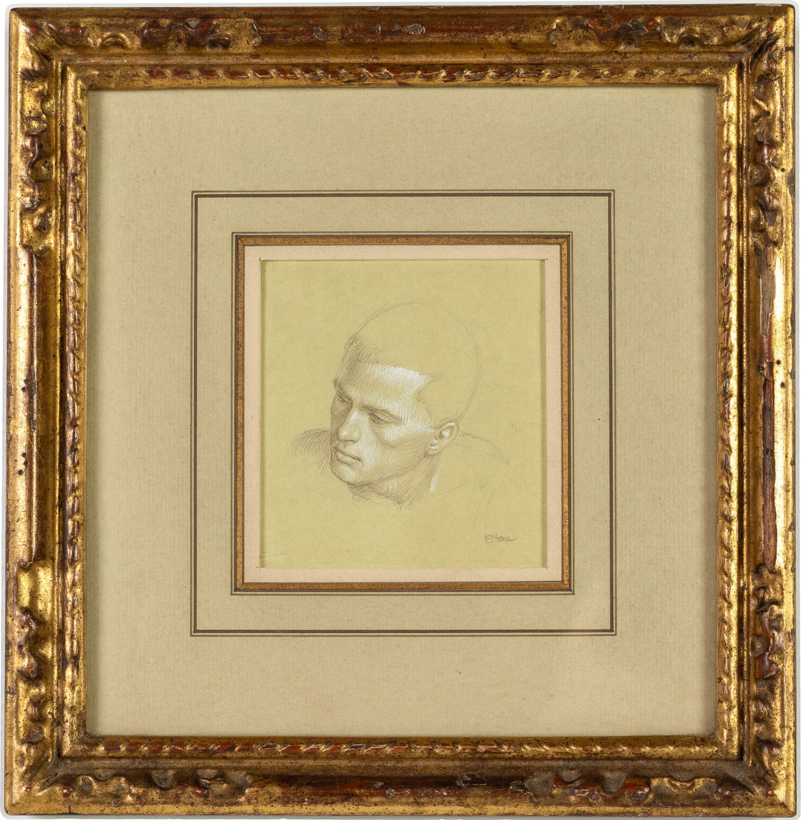 Paul Stone, Portrait of a Man, Pencil and ink (1 of 11)