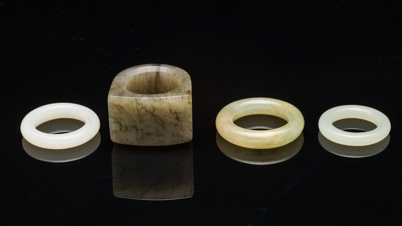 4 Jade Archer's Rings (1 of 5)