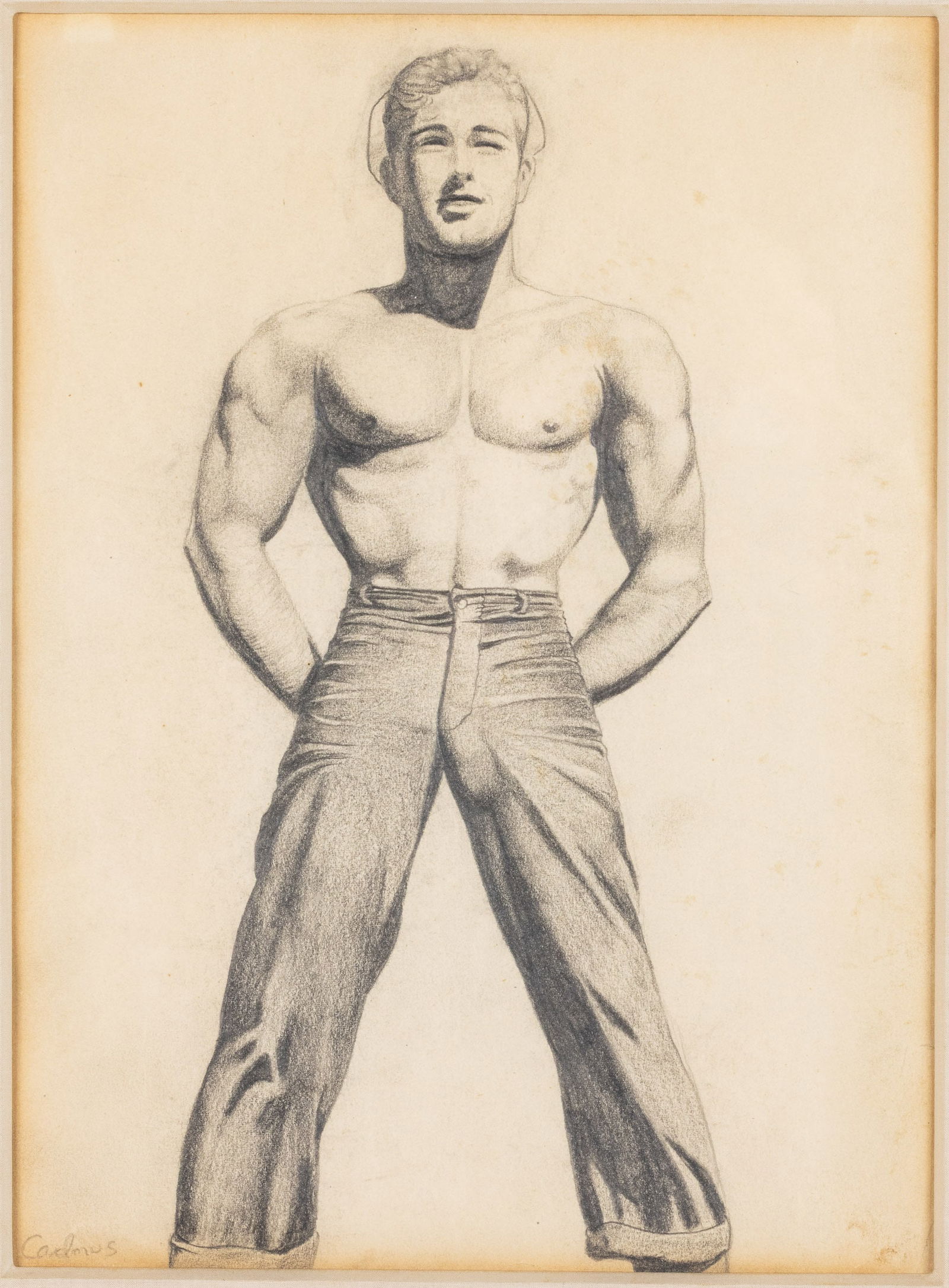 Paul Cadmus (CT, 1904-1999), Sailor, Pencil on Paper (1 of 12)