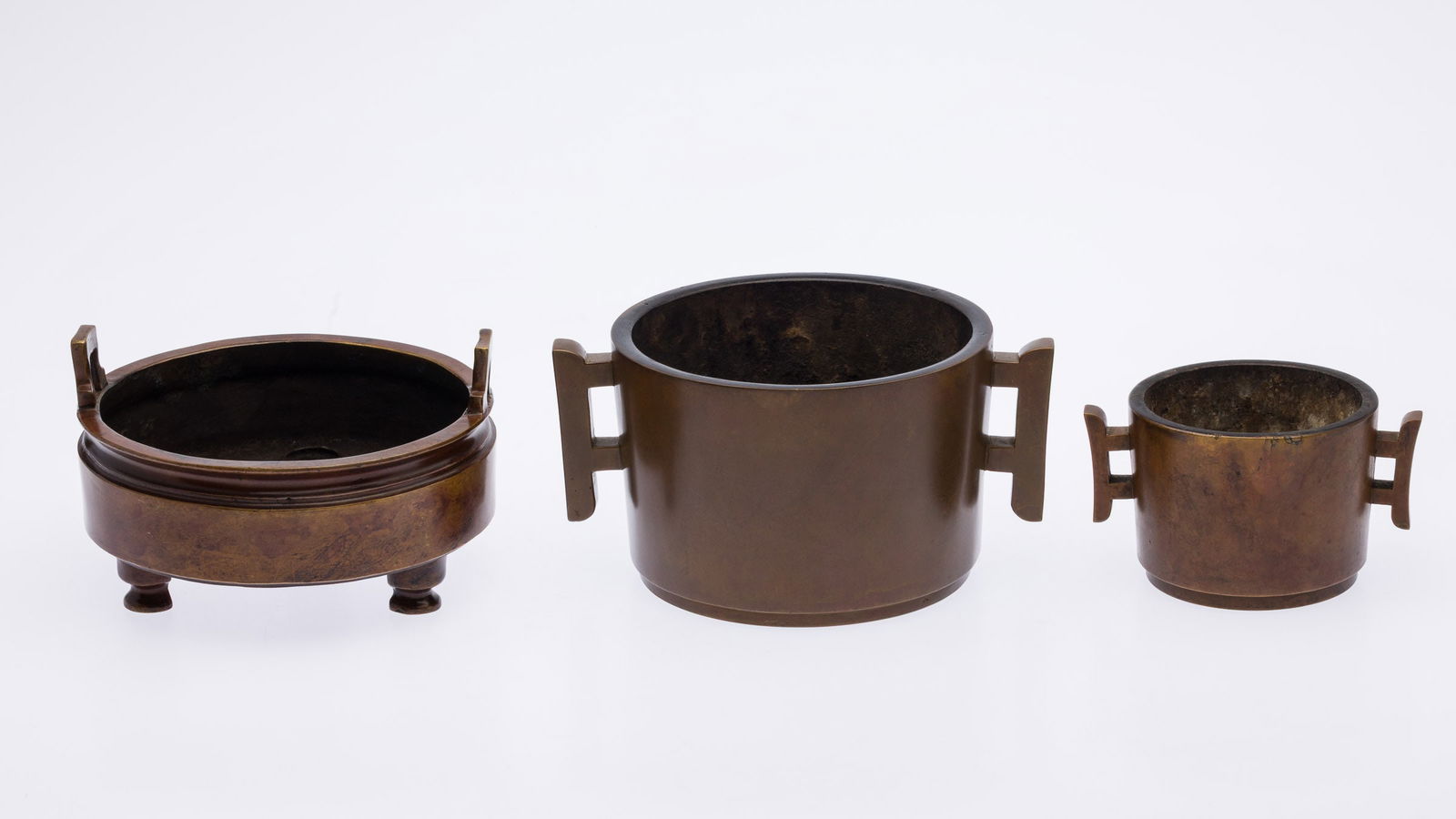 Three Chinese Bronze Censers (1 of 14)
