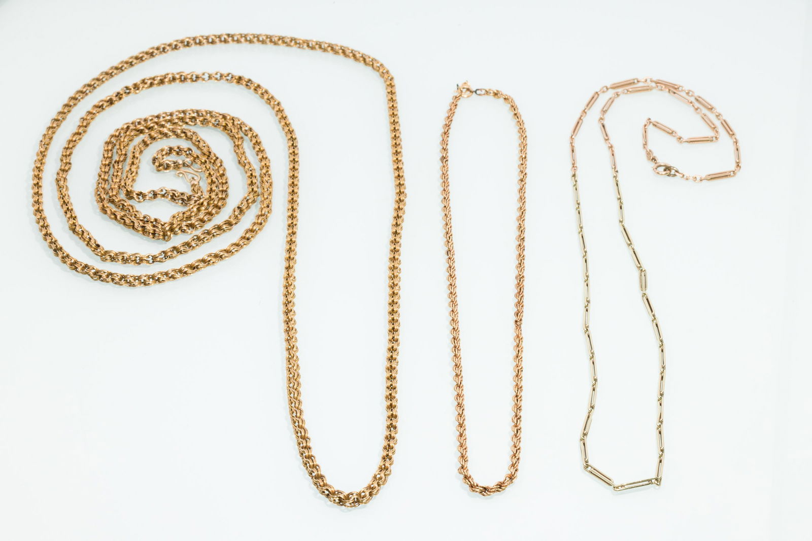 Three 14K Gold Chains - 2