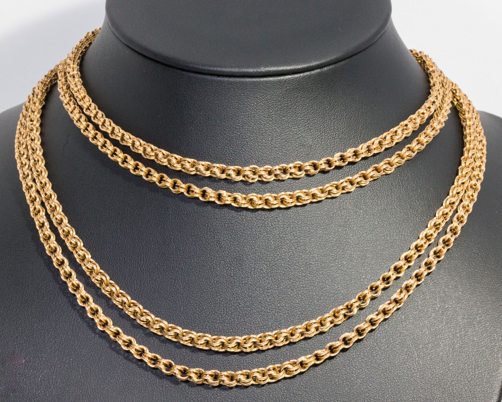 Three 14K Gold Chains - 9