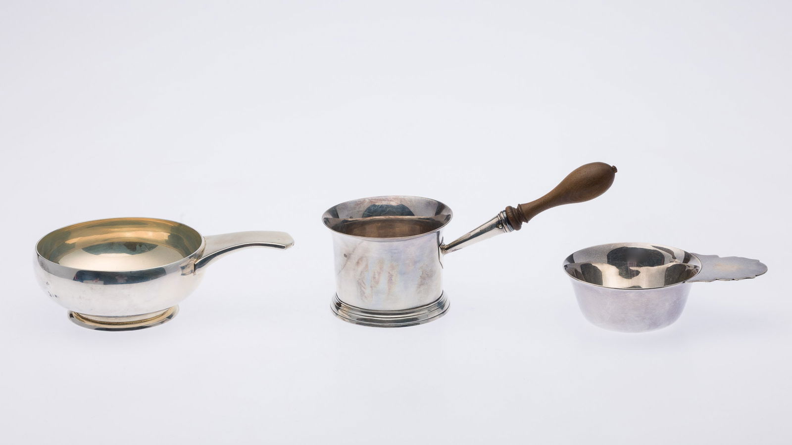2 Sterling Porringers (1 Irish) & English Sauce Pot (1 of 9)