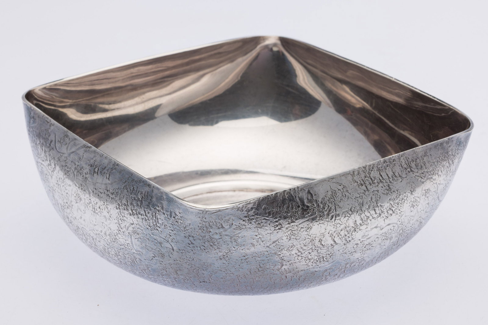 Japanese Silver Square Bowl (1 of 5)