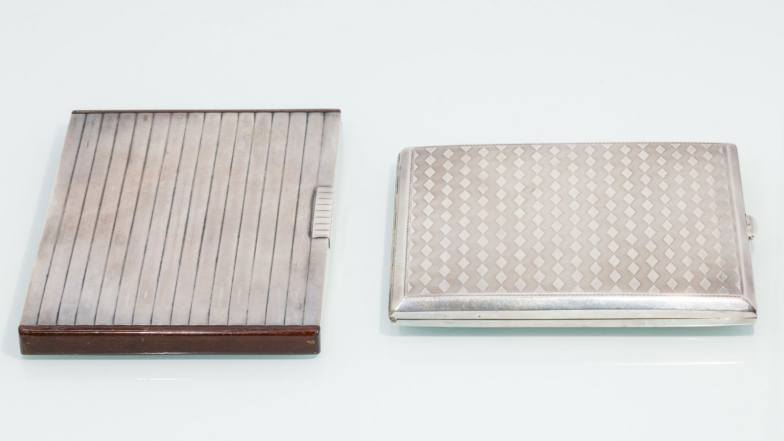 Two Silver Cigarette Cases - 5