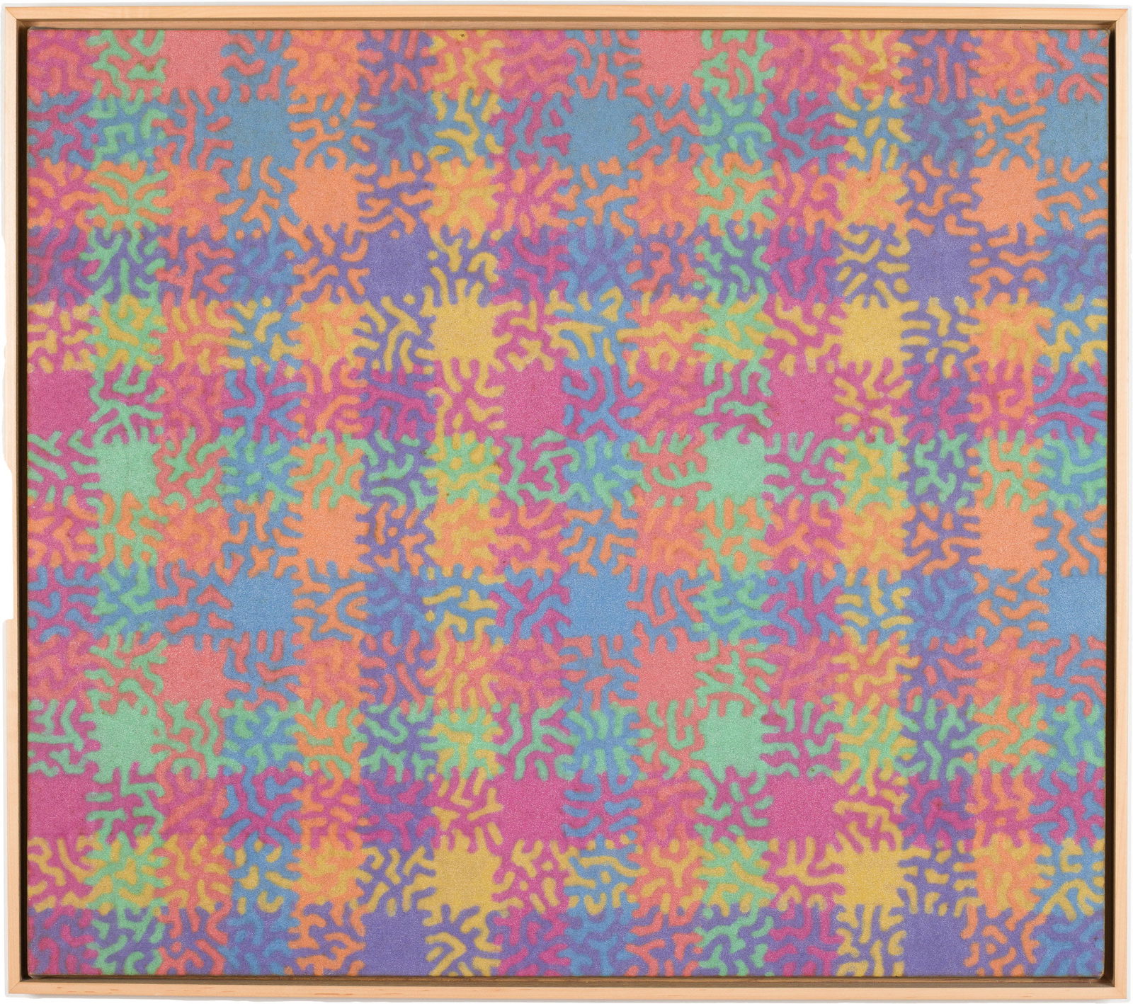 Mario Yrisarry, Multicolor Checkered Abstract, 1973 (1 of 6)