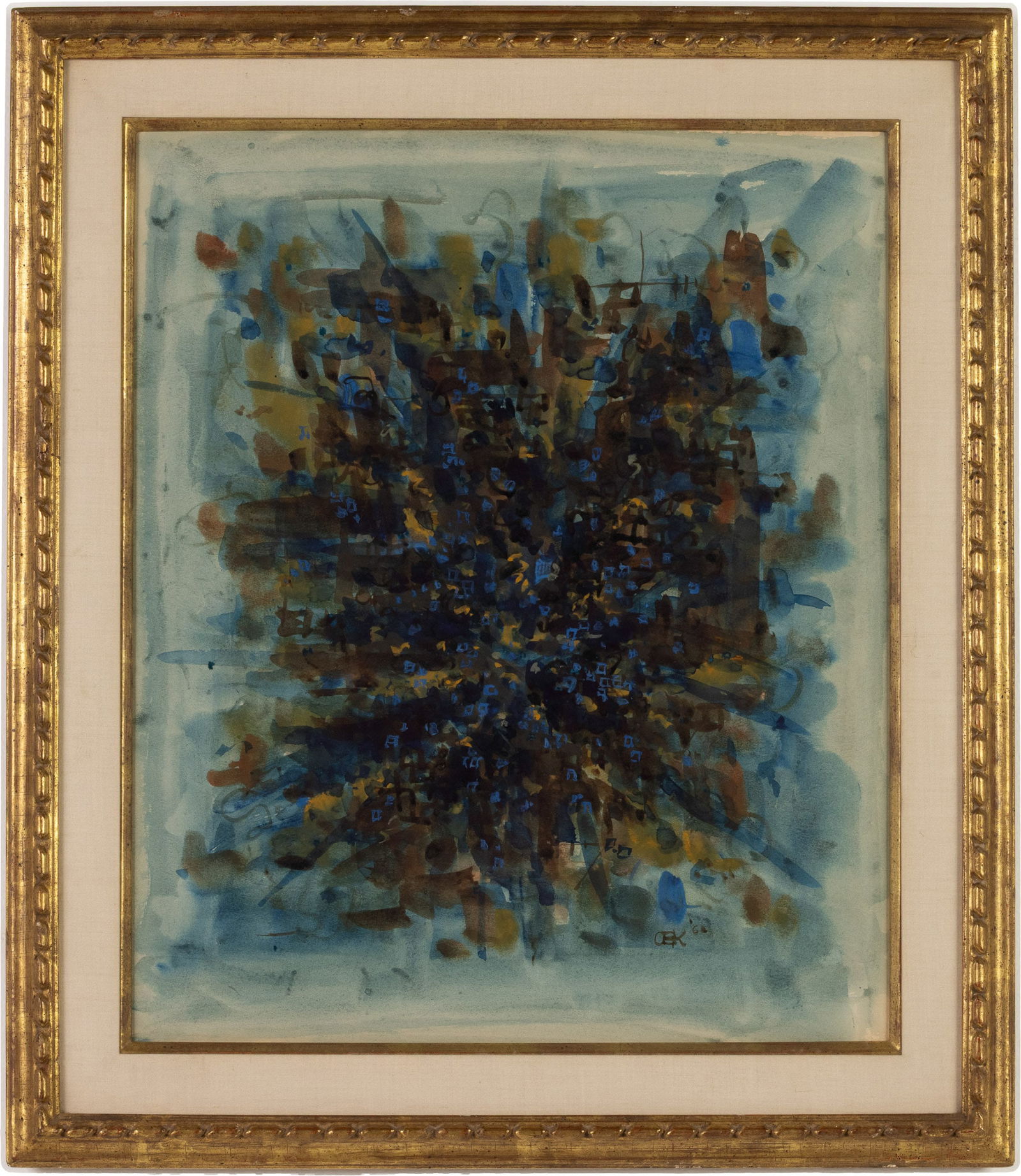 Arthur B. Kouwenhoven Jr., Untitled, Blue Abstract (1 of 10)