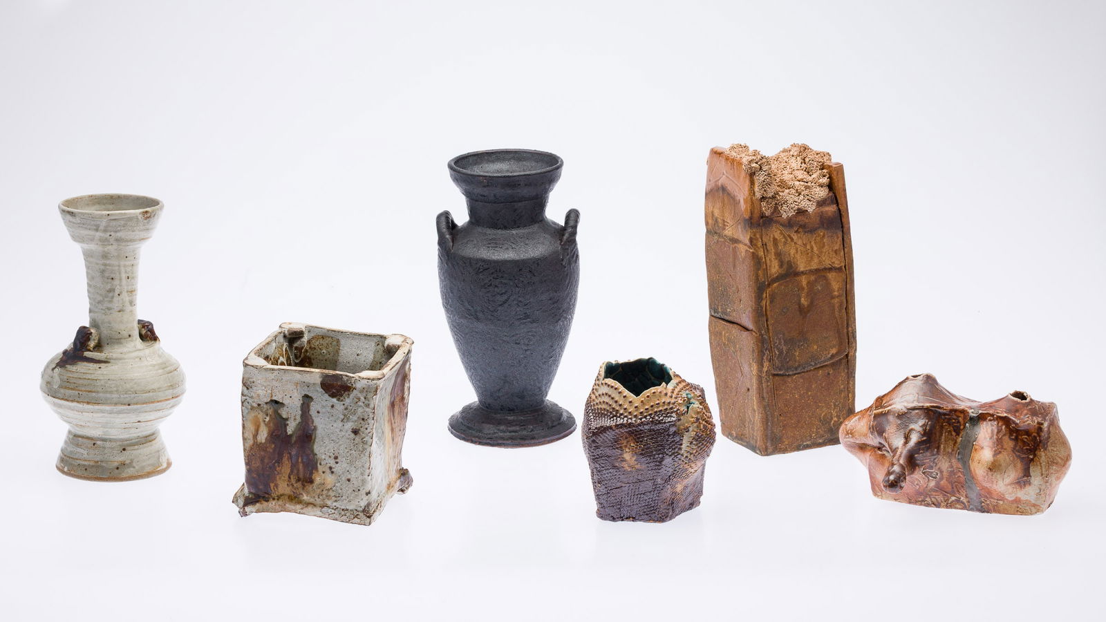 Two Ceramic Vases and Four Ceramic Sculptures (1 of 19)