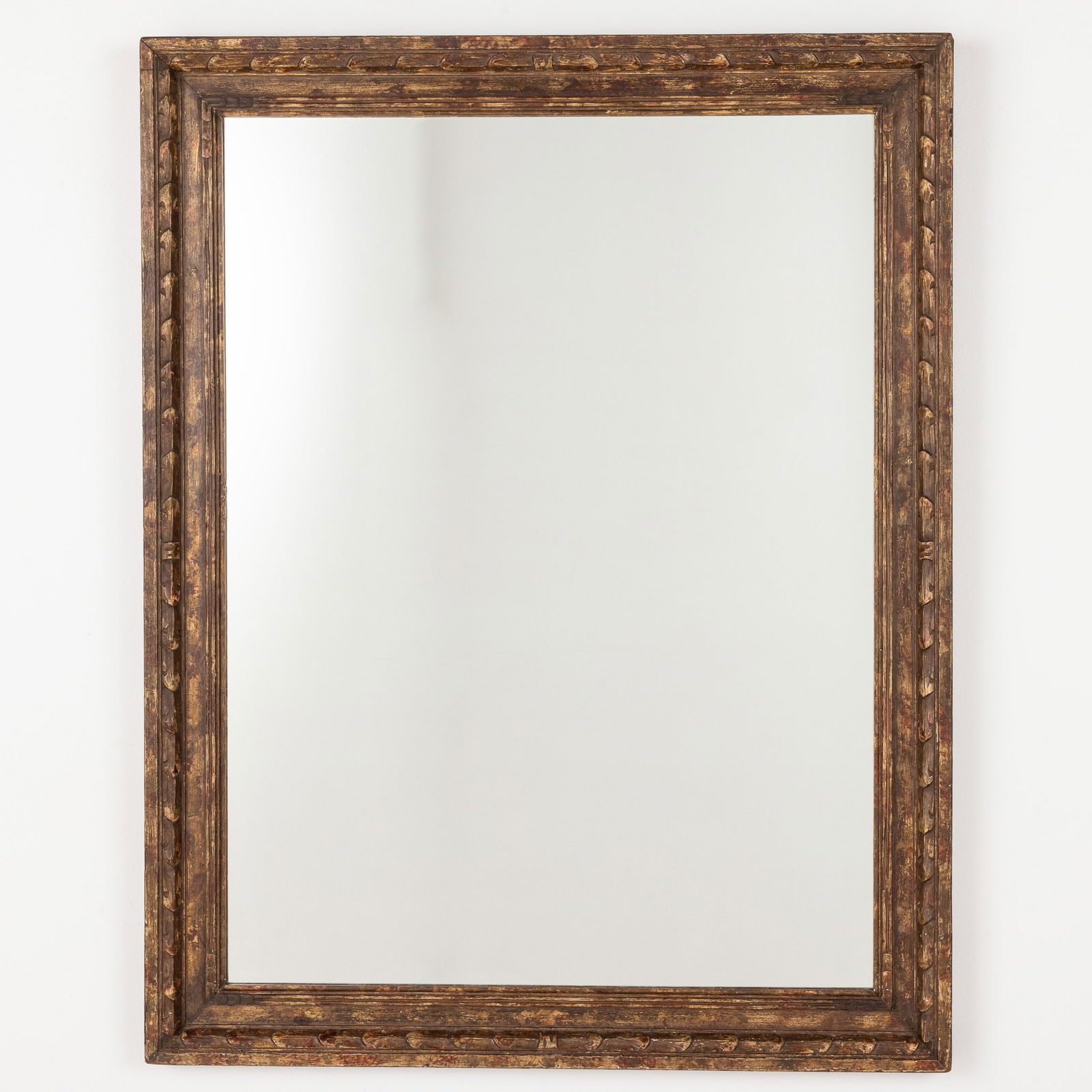 Rectangular Painted Wood Mirror (1 of 4)