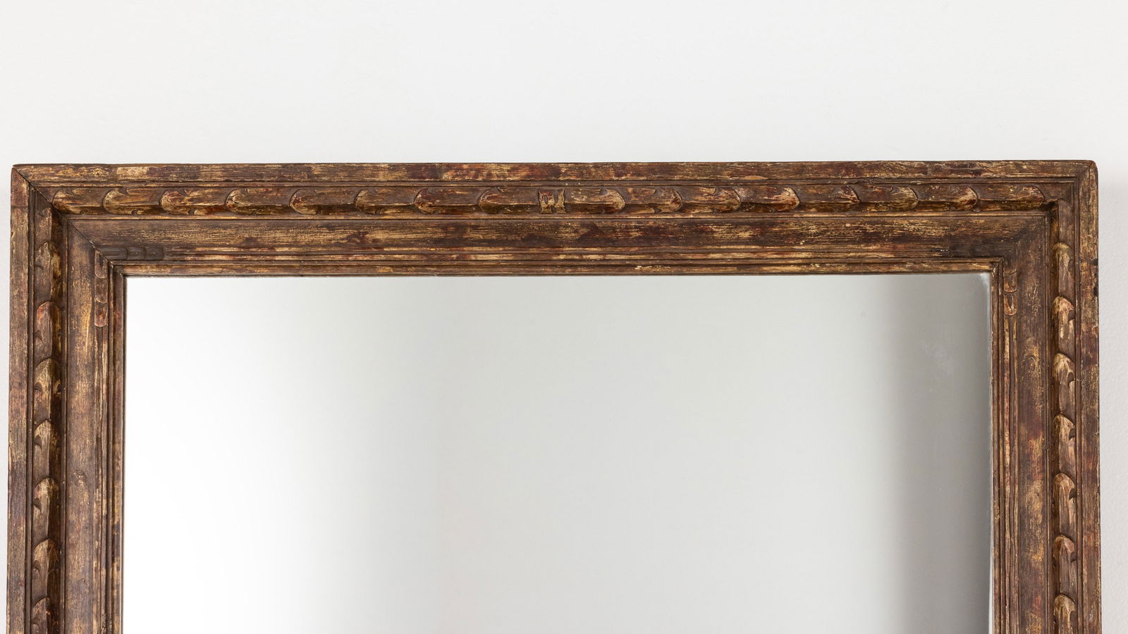 Rectangular Painted Wood Mirror - 2