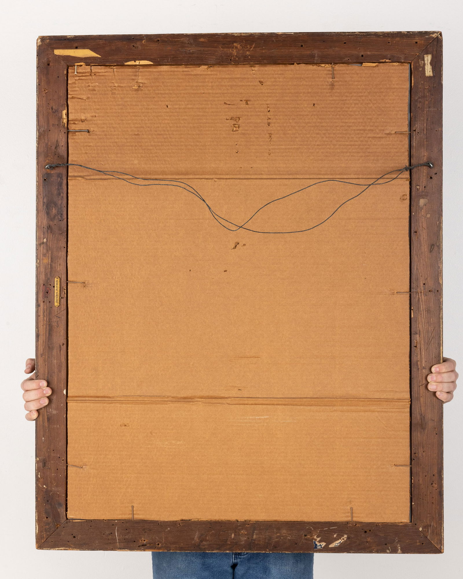 Rectangular Painted Wood Mirror - 4