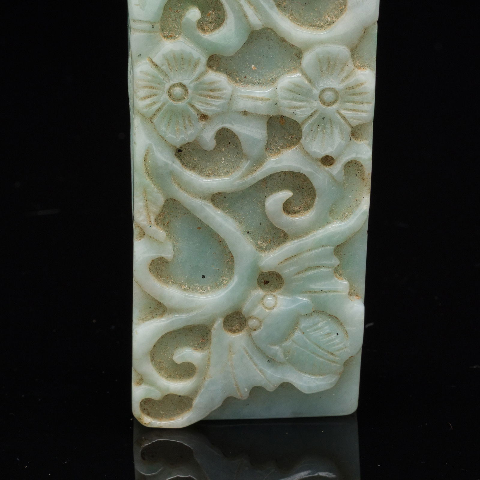 Chinese Jadeite Scroll Weight - 4