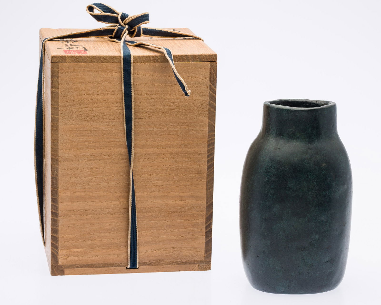 Daiyu Nishi (Japanese, 1923-2013) Bronze Vase (1 of 12)