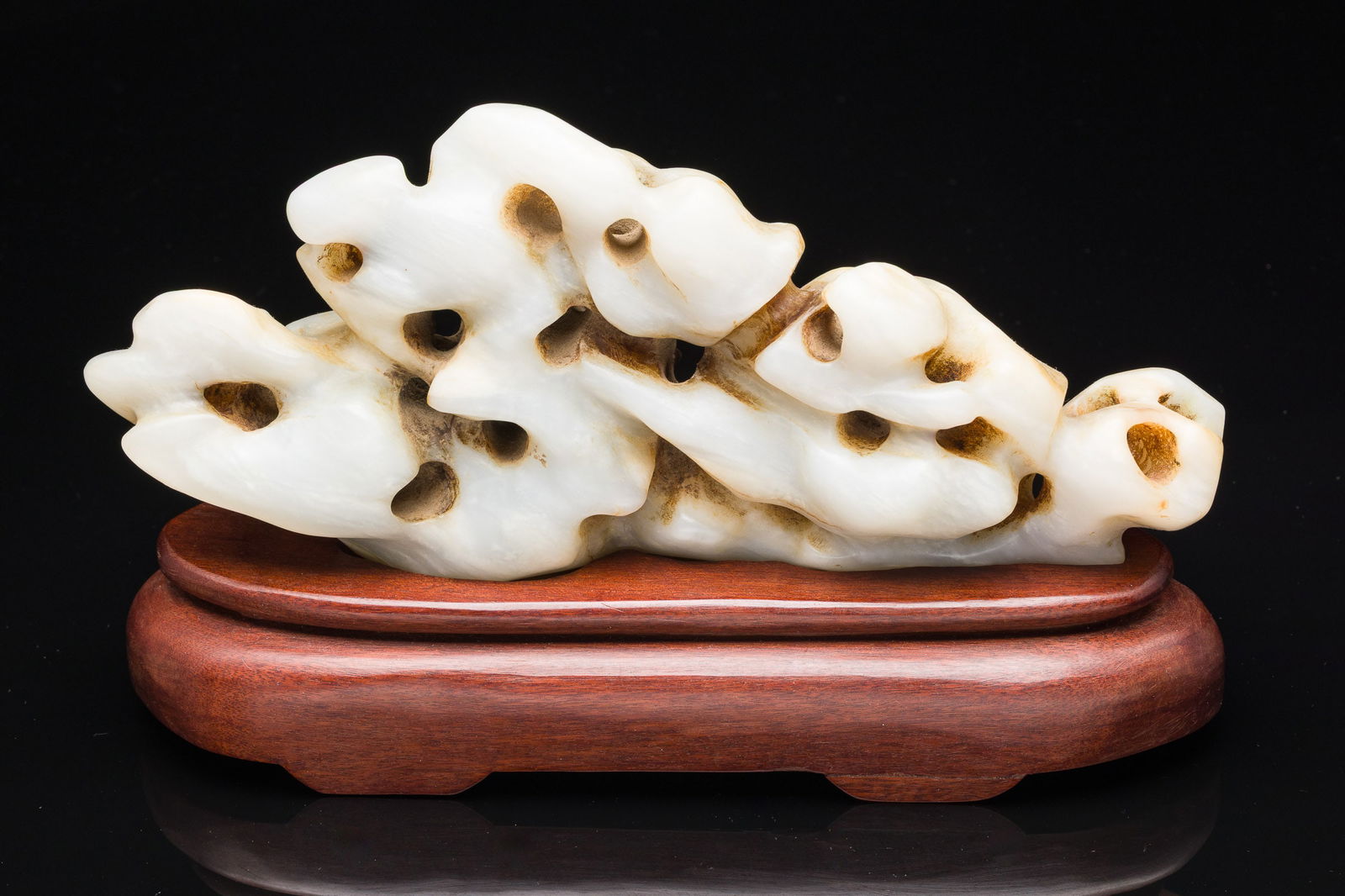 Chinese Scholars Rock with Wood Stand (1 of 7)