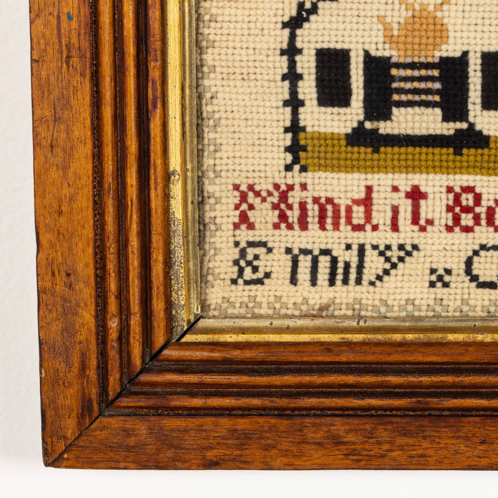 Needlework Sampler Dated 1864 - 10