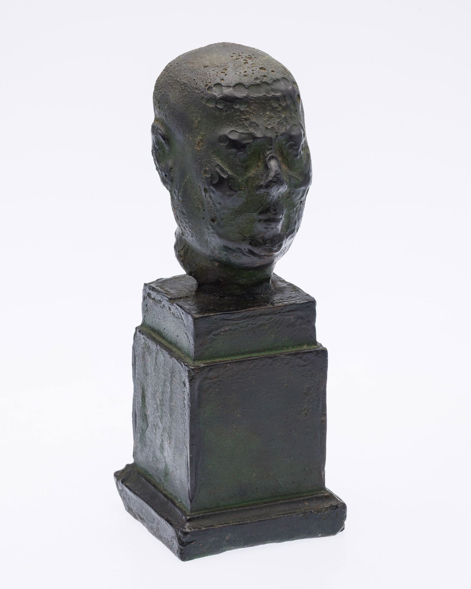 Unsigned, Bust of a Man, Cast Metal (1 of 10)