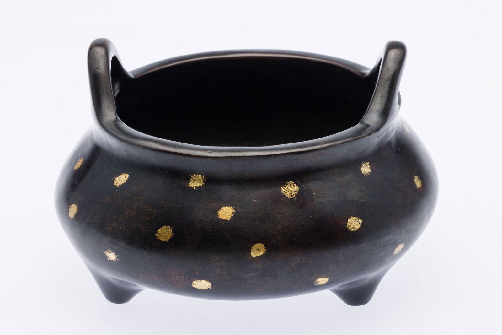 Splashed Bronze Tripod Censer (1 of 10)