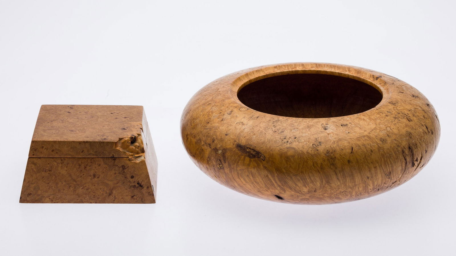 Michael Elkan Burlwood Box and Haywood Nichols Bowl (1 of 12)
