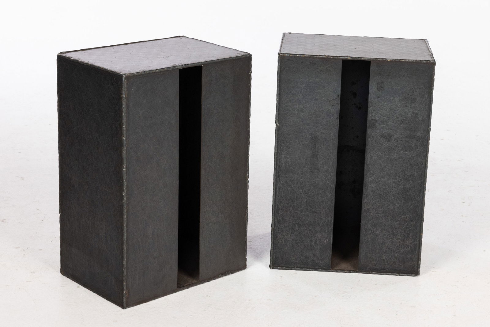 Arthur B. Kouwenhoven Jr, Two Steel Void Side Tables (1 of 8)