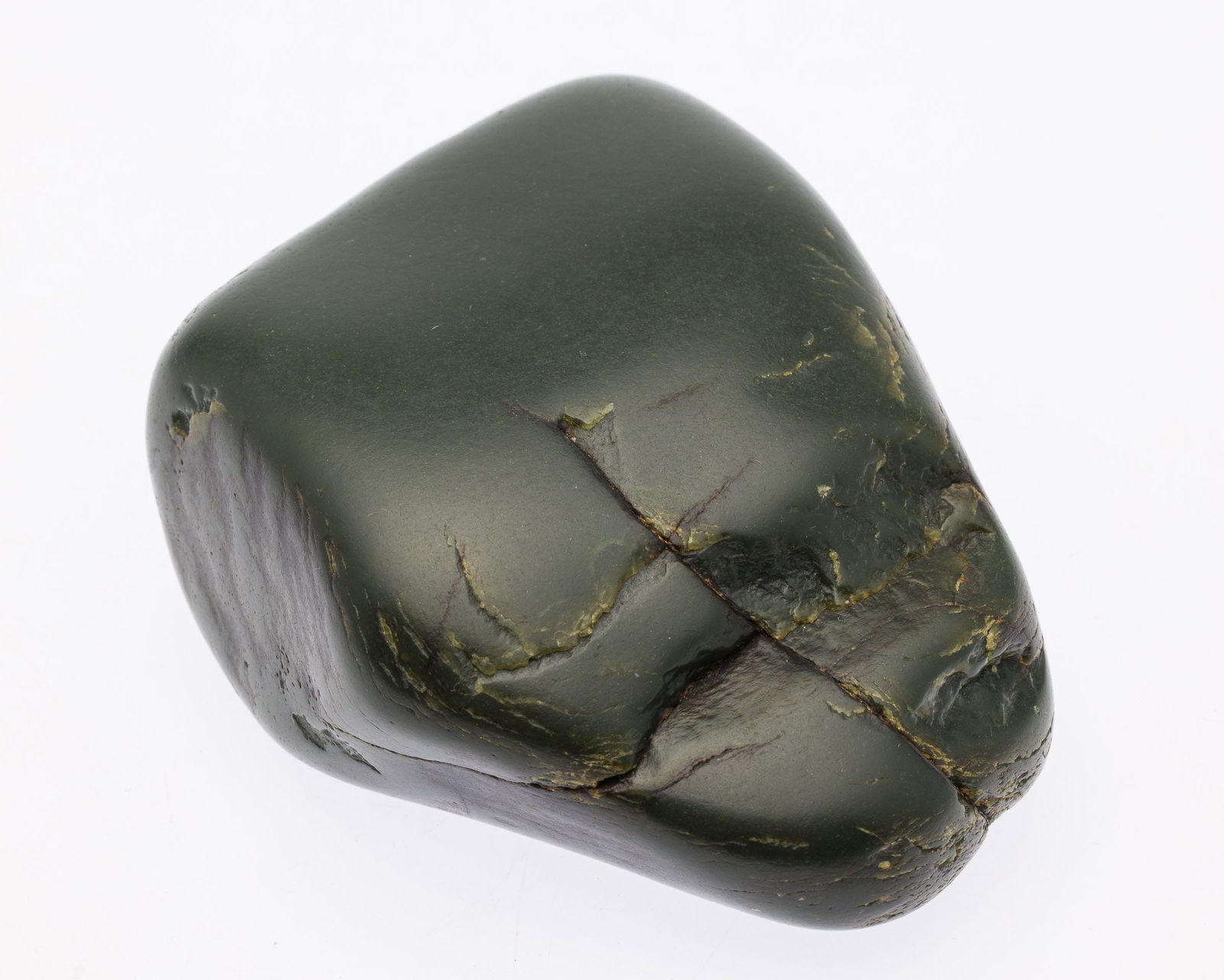 Five Stone Articles with Leather Pouch - 5