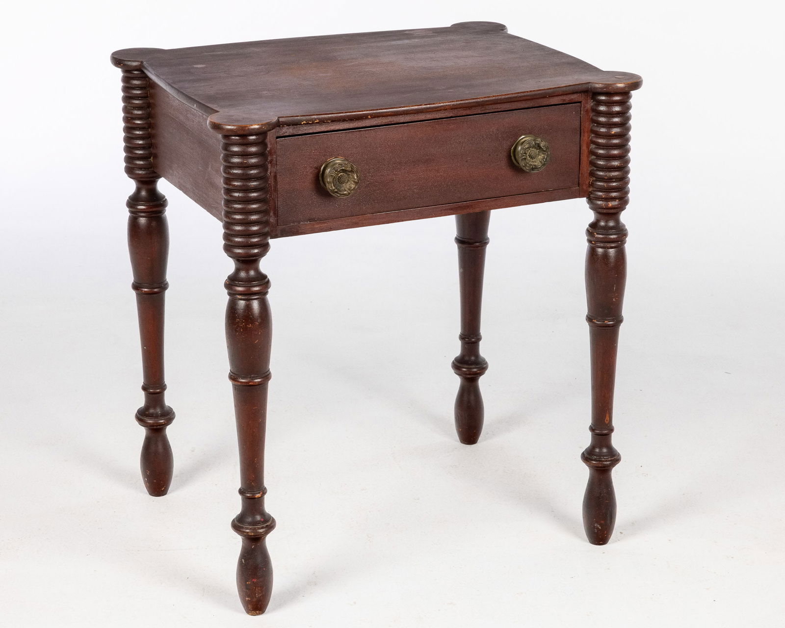 Federal Single Drawer Side Table, c. 1820 (1 of 12)