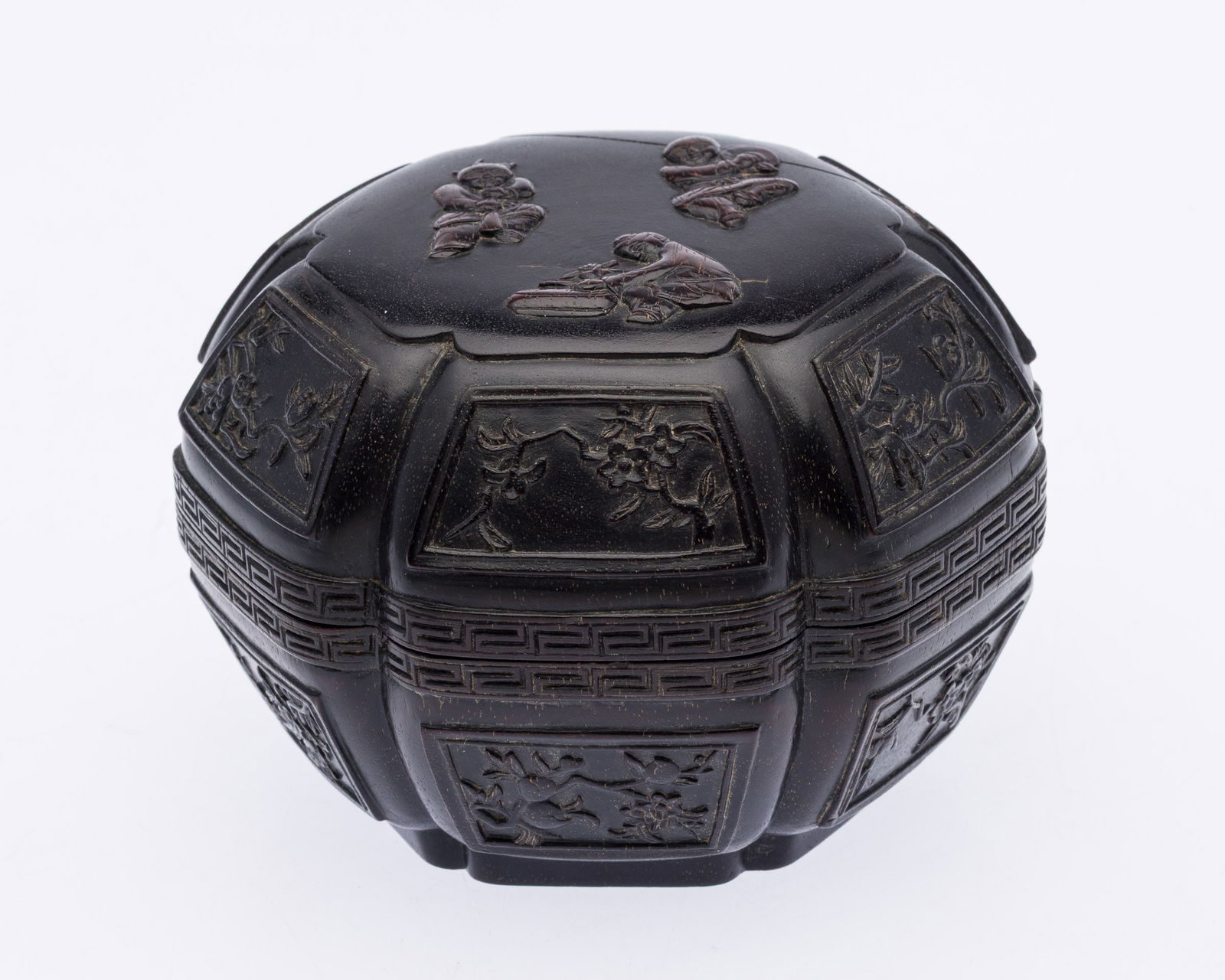 Chinese Carved Wood Box (1 of 11)