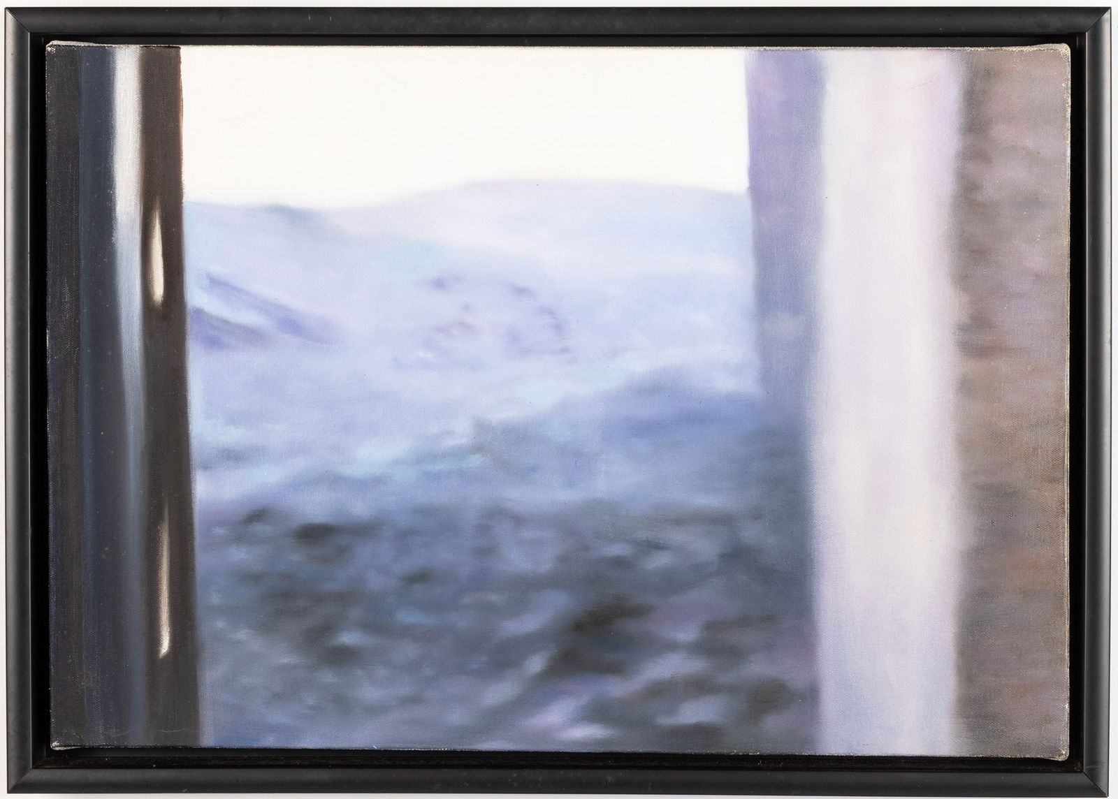 Unsigned, Abstract Landscape in Blue Tones, O/C (1 of 9)