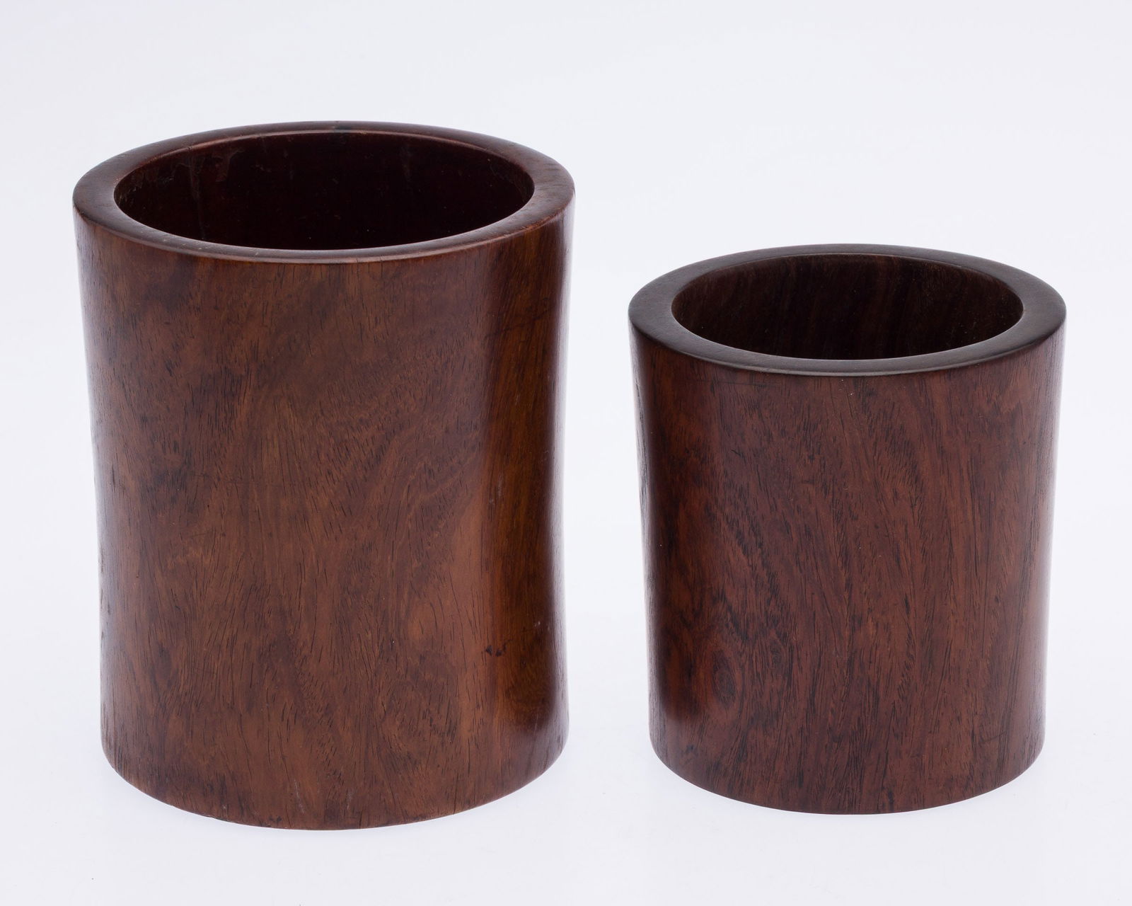 Two Chinese Hardwood Brushpots (1 of 13)