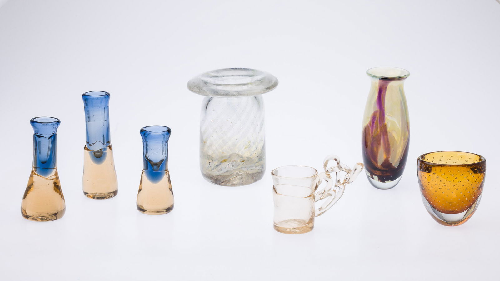 7 Pcs of Mid-Century Art Glass Incl. Dudley Giberson (1 of 20)