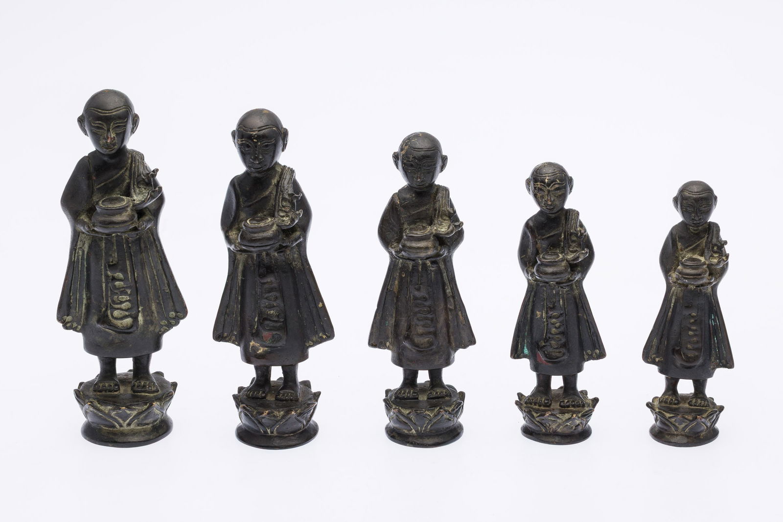 5 SouthEast Asian Monk Opium Weights (1 of 10)