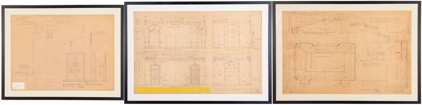 2 Jansen Framed Floor Plans and Another (1 of 19)