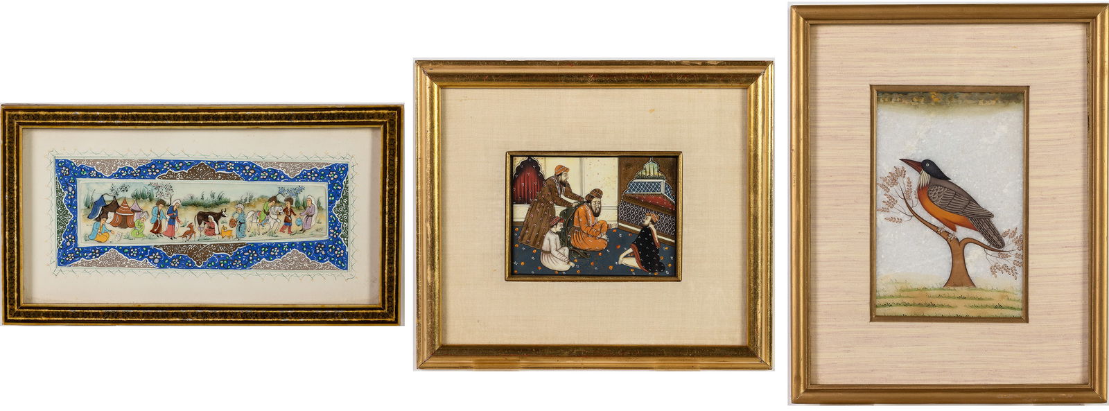 Three Persian Miniature Paintings (1 of 18)
