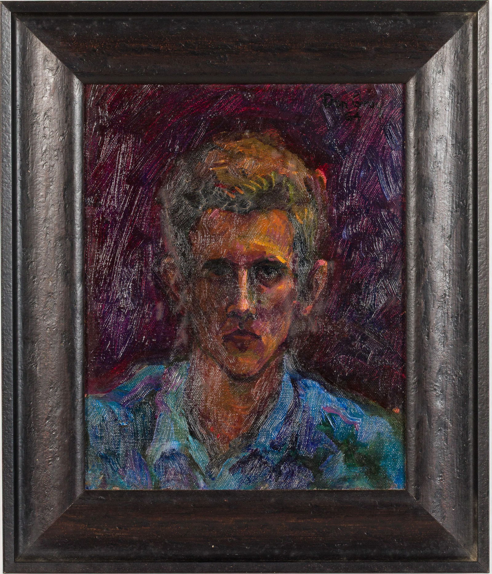 Don Gray (NY, b. 1935), Self Portrait, Oil on Canvas (1 of 11)