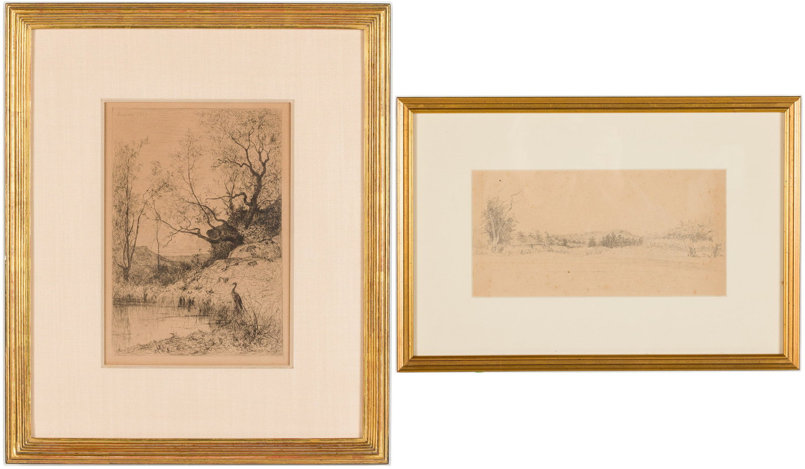 Adolphe Appian Environs de Rossillon & Pencil Drawing (1 of 15)