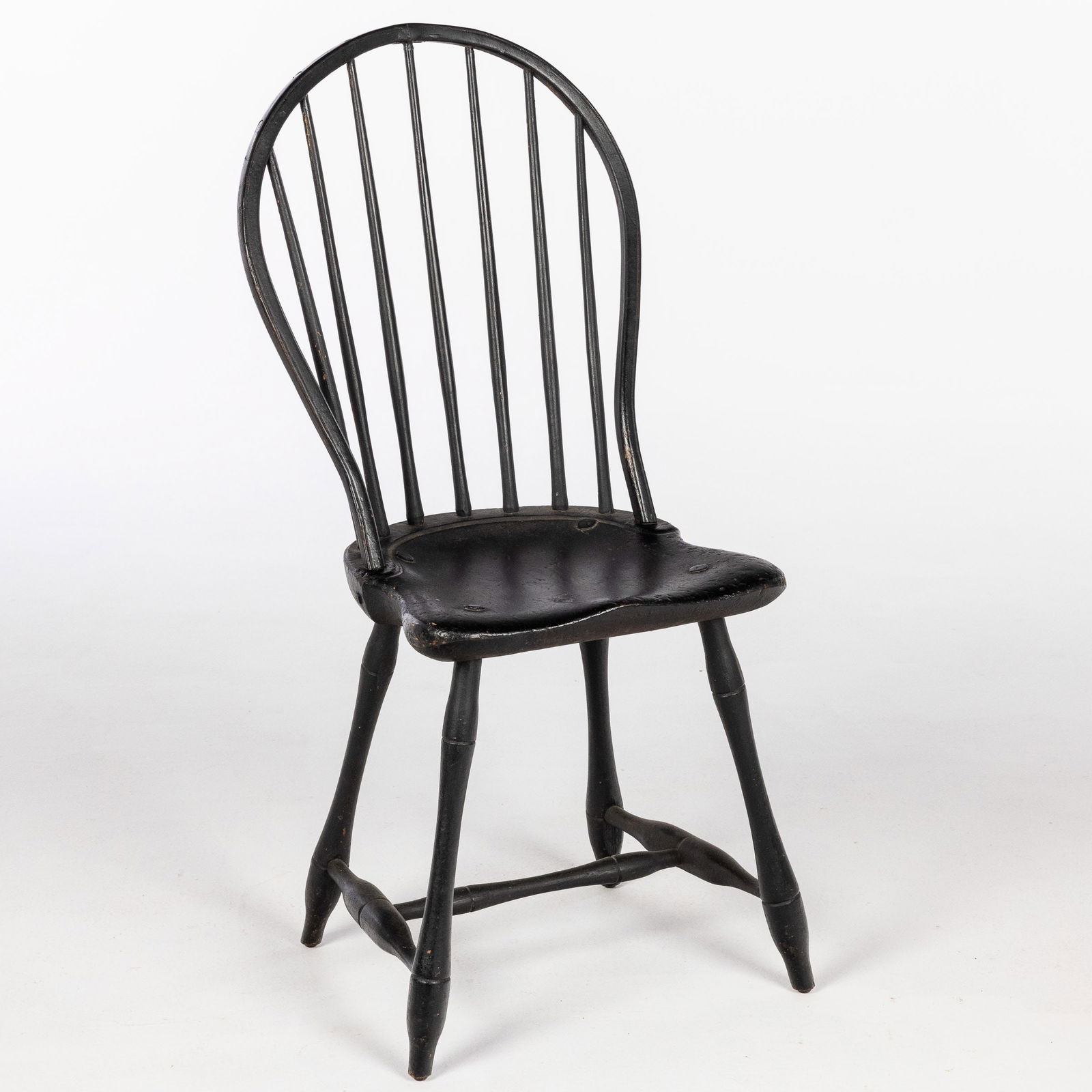 American Painted Comb Back Windsor Chair, 19th C (1 of 11)