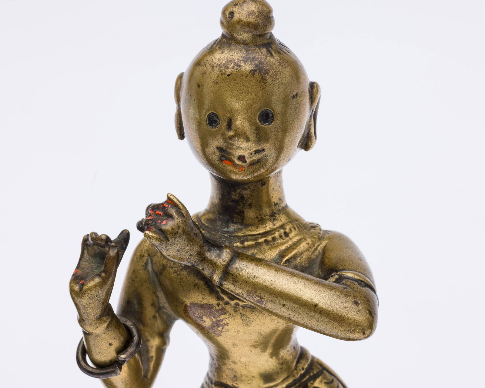 5 Brass Thai Figurines - 12
