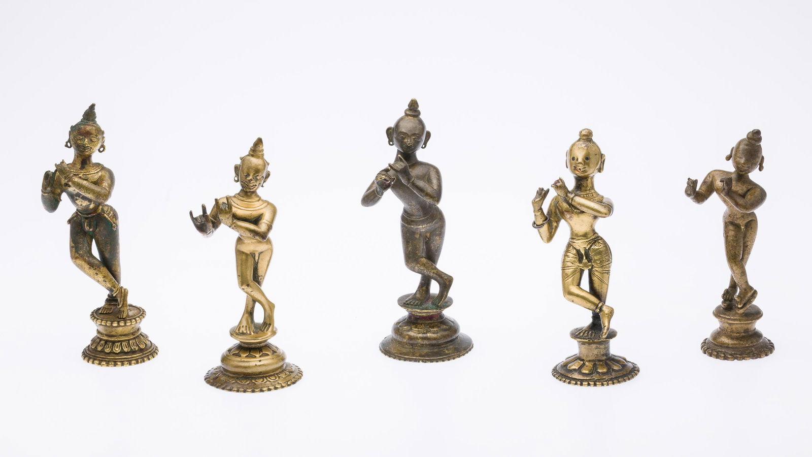 5 Brass Thai Figurines (1 of 13)