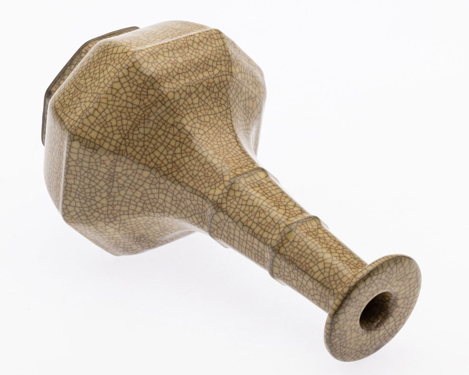 Chinese Ceramic Octagonal Vase - 5