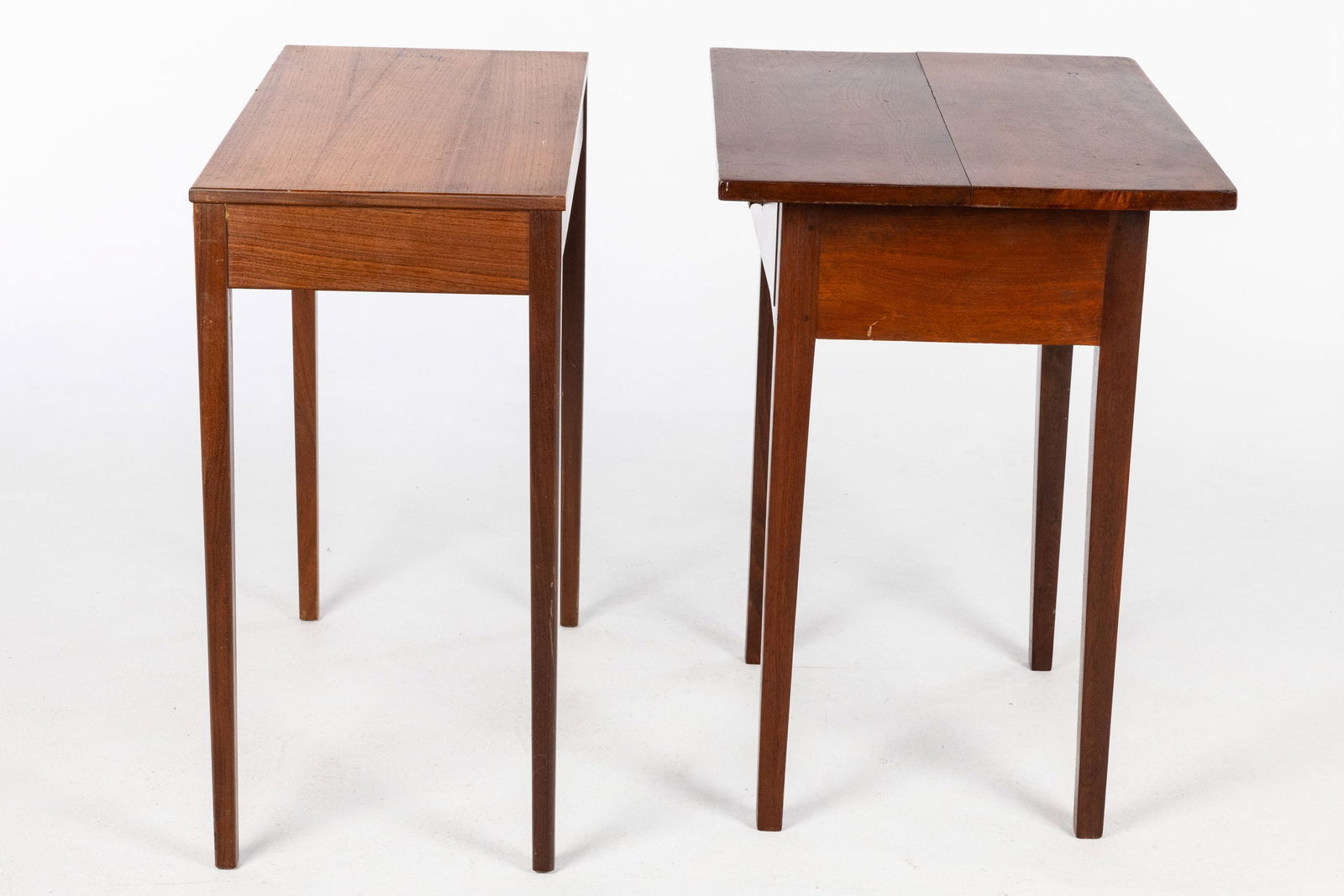 Two Single Drawer Side Tables, 19th/20th C - 5