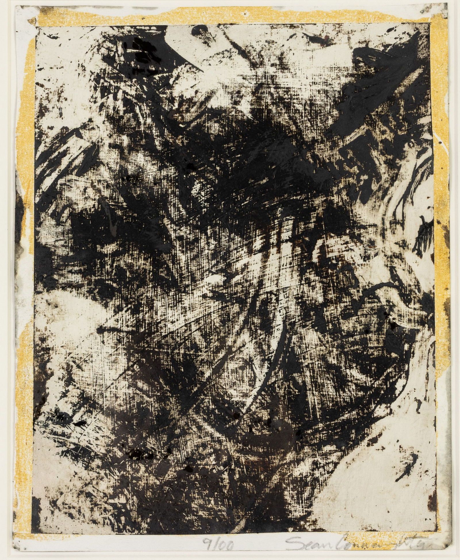 Sean Connaughty, Black & White Abstract, Mixed Media (1 of 11)