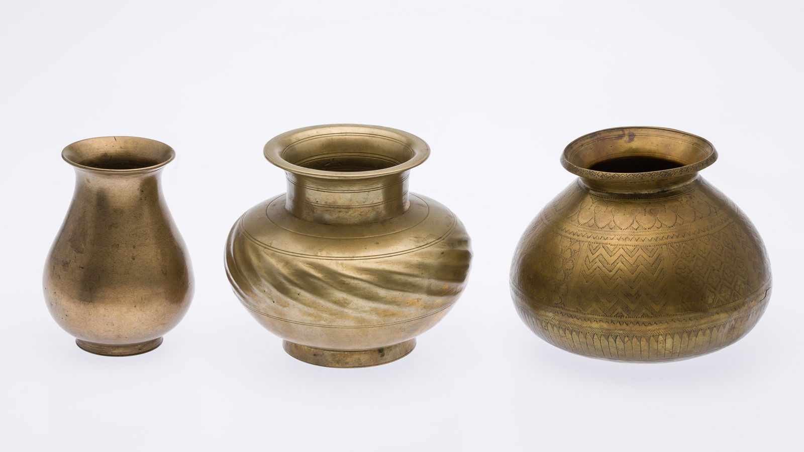 3 South East Asian Metal Vases (1 of 11)