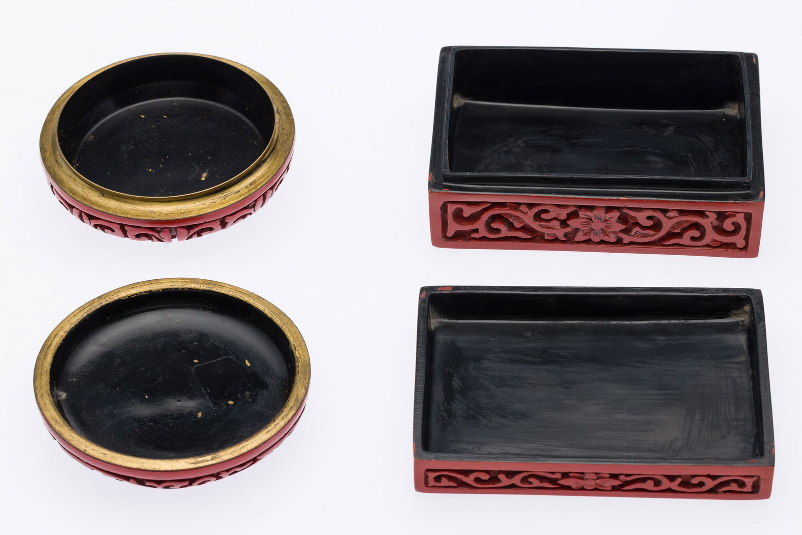 Two Chinese Cinnabar Boxes - 7