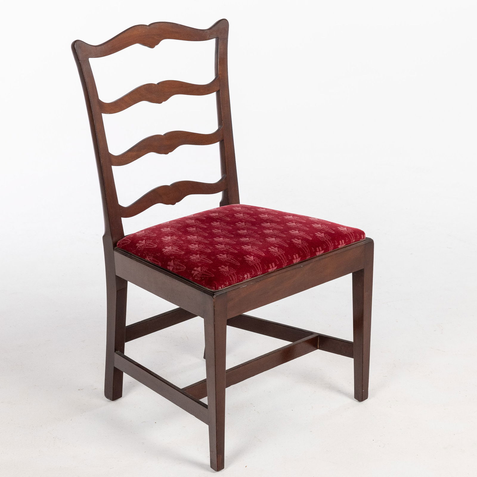 American Chippendale Ladderback Side Chair, 18th C (1 of 12)