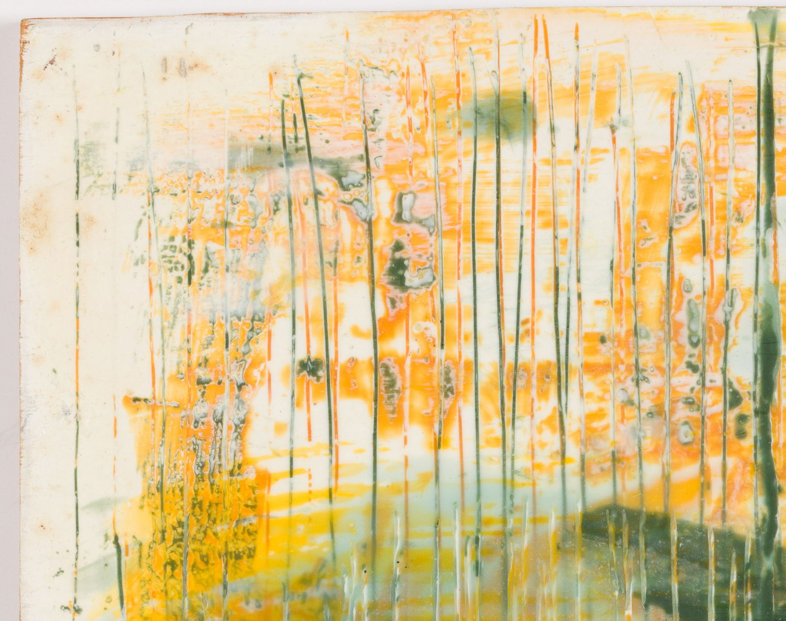 Unsigned, Abstract, Encaustic on Wood - 3