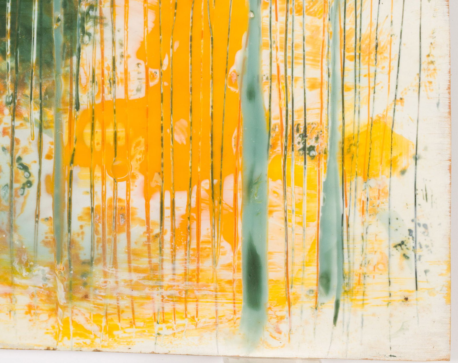 Unsigned, Abstract, Encaustic on Wood - 6