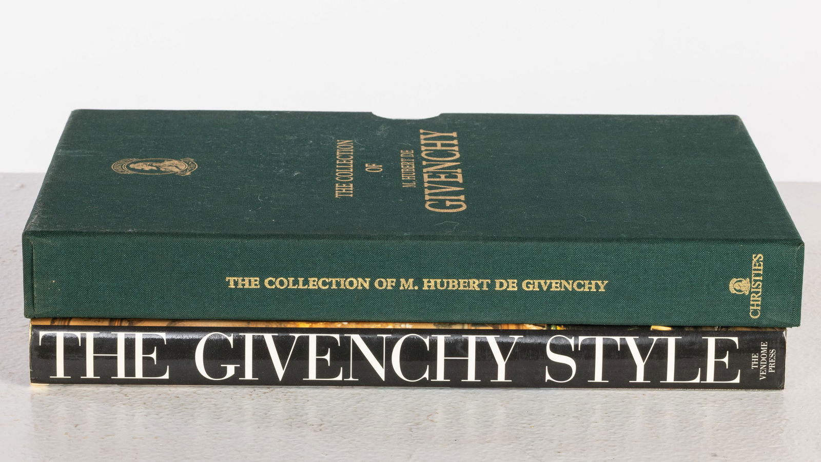 Givenchy Sale Catalogue and Givenchy Style Book: Property from the Estate of Arthur B. Kouwenhoven Jr., Savannah, GADescription: Givenchy Sale Catalogue and Givenchy Style Book, Christies, The Collection of M. Hubert De Givenchy, December 4, 1993,
