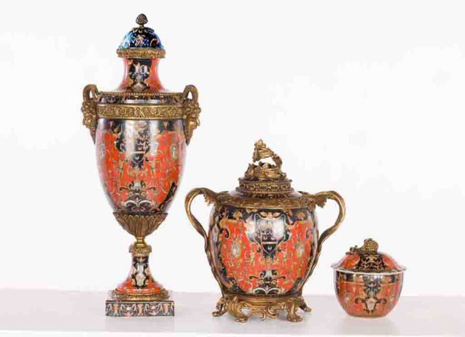 United Wilson JUWC Porcelain Urn, Vase & Jar, c 1900 (1 of 13)