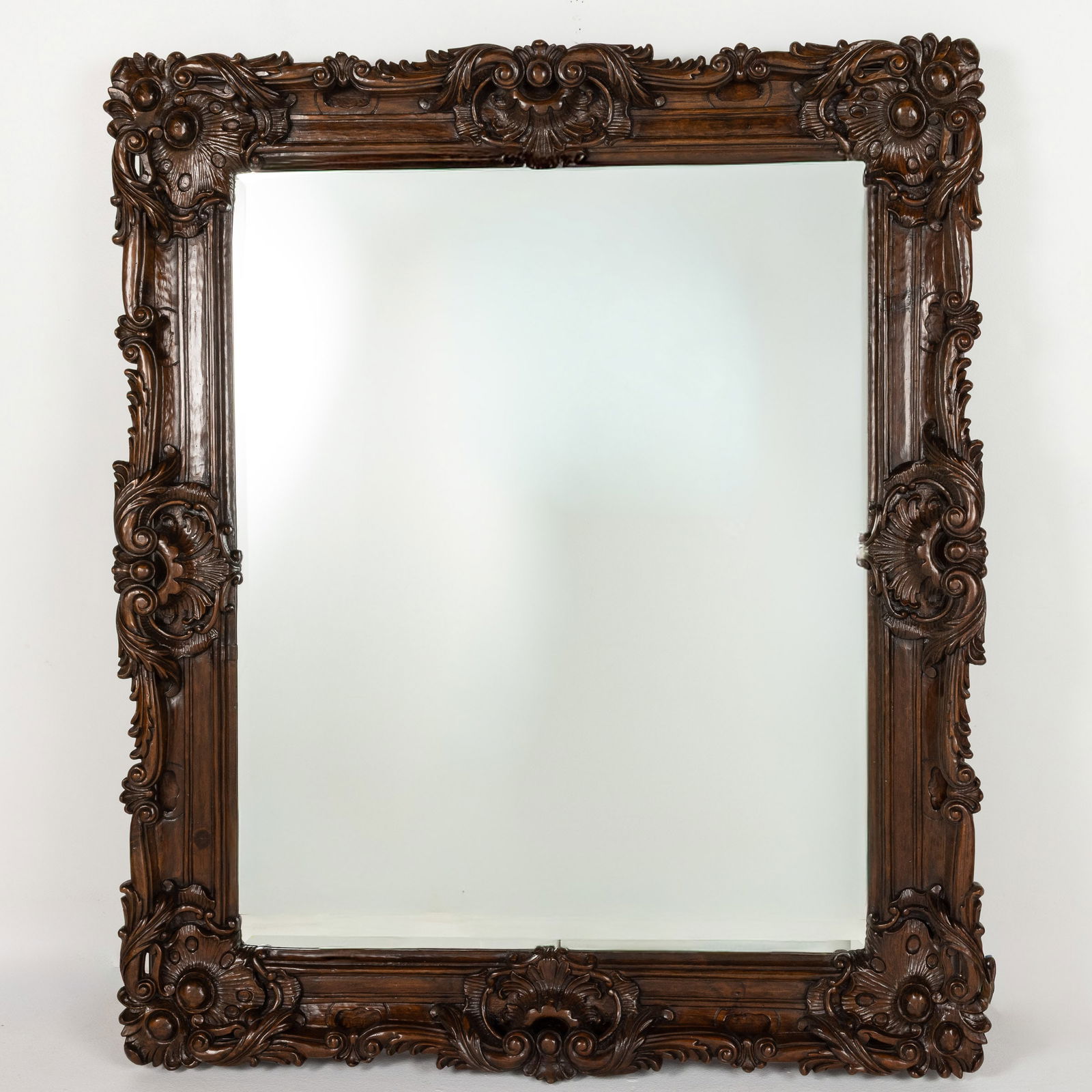 William Switzer Large Stained Wood Mirror (1 of 11)