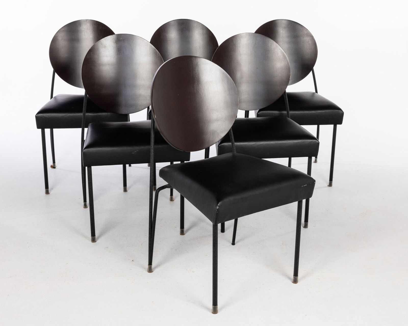 6 Dakota Jackson Wood and Metal Side Chairs (1 of 13)