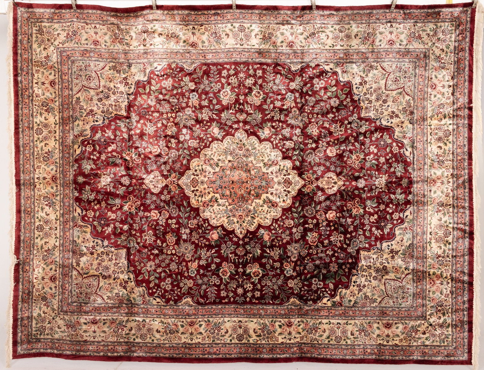 Persian Style Silk Carpet (1 of 9)